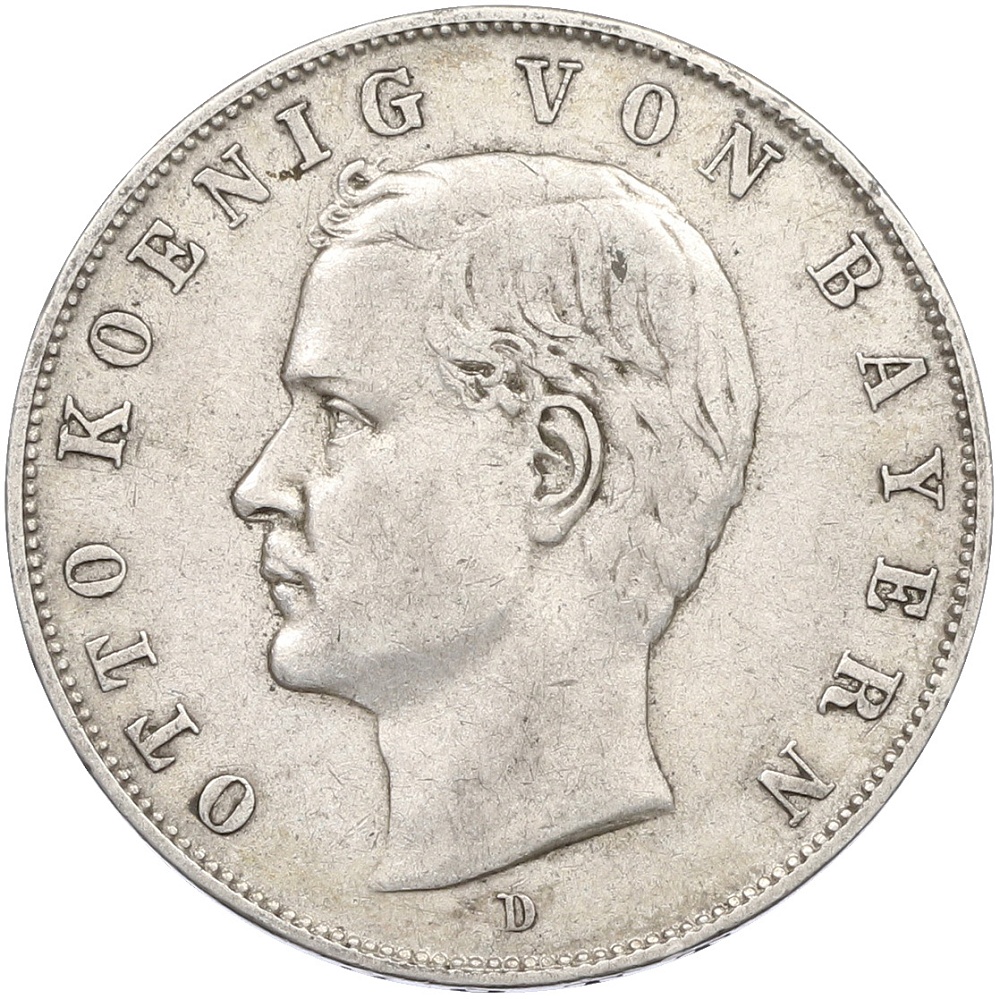 3 марки 1910 года Германия (Бавария) — Фото №1