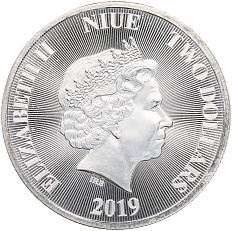 2 доллара 2019 года Ниуэ «Лев Иуды» — Фото №2