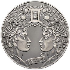 1 рубль 2014 года Белоруссия «Знаки зодиака — Близнецы» — Фото №1