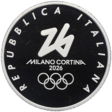 6 евро 2025 года Италия «Зимние Олимпийские игры 2026 года — Сноуборд» — Фото №2