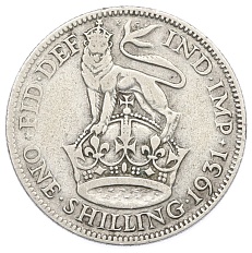 1 шиллинг 1931 года Великобритания — Фото №1