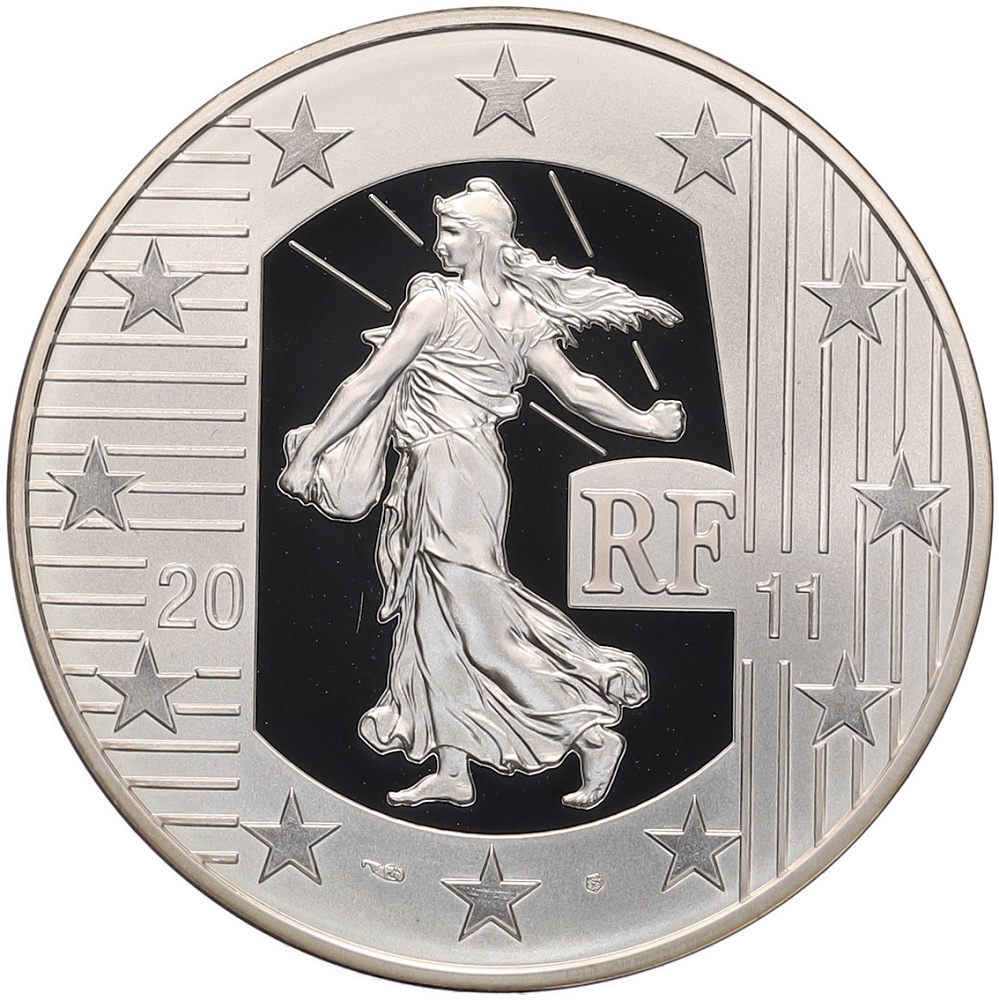 10 евро 2011 года Франция «Сеятель — 10 лет стартовому набору» — Фото №2