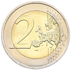 2 евро 2008 года Мальта — Фото №2