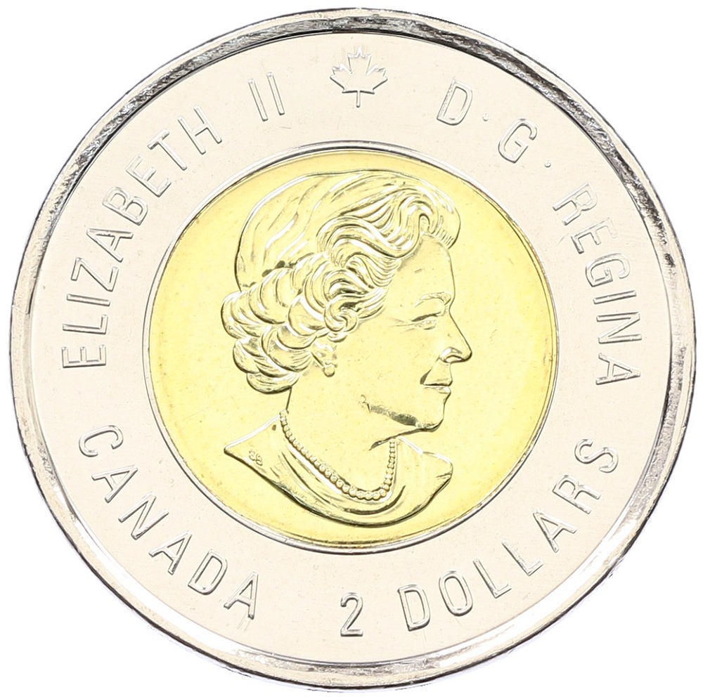 2 доллара 2018 года Канада «100 лет со дня окончания Первой Мировой войны» — Фото №2