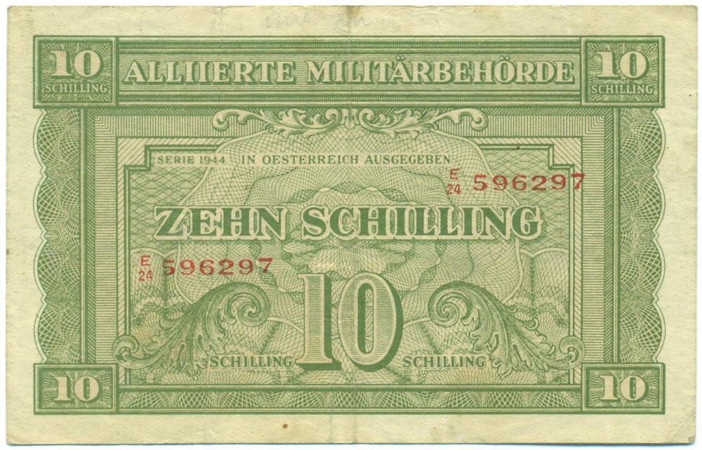 10 шиллингов 1944 года Австрия — Фото №1