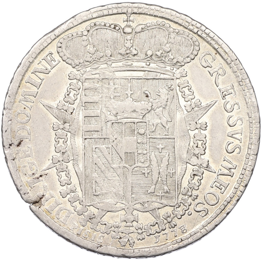 1 франческоне 1778 года Тоскана — Фото №2