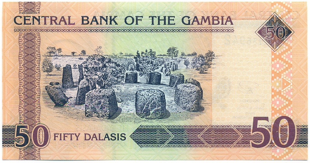 50 даласи 2013 года Гамбия — Фото №2