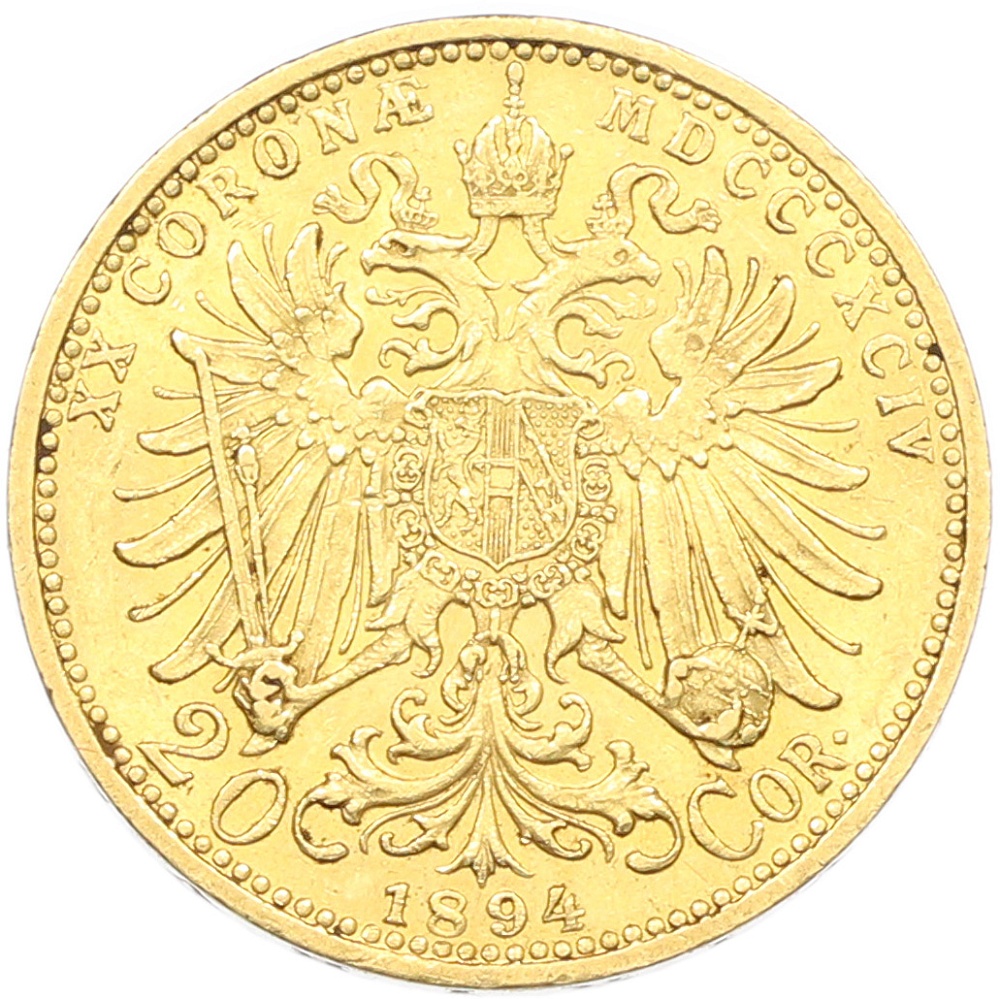 20 крон 1894 года Австрия — Фото №1