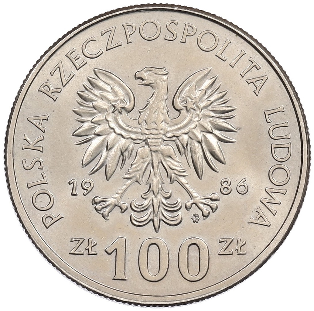 100 злотых 1986 года Польша «Польские правители — Король Владислав I Локоток» — Фото №2