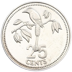 25 центов 1981 года Белиз — Фото №1
