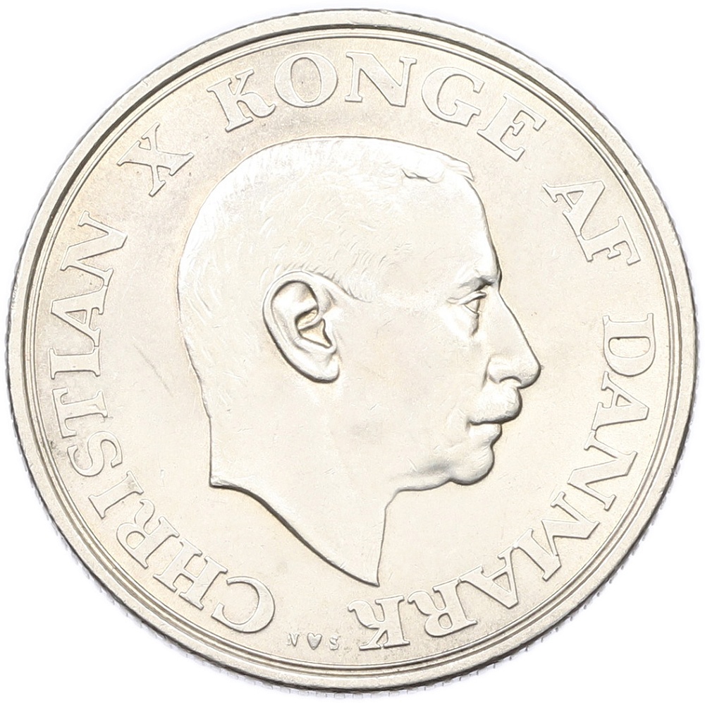 2 кроны 1937 года Дания «25 лет правлению Кристиана X» — Фото №2