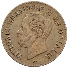 2 чентезимо 1867 года М Италия — Фото №2
