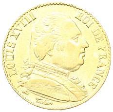20 франков 1814 года А Франция — Фото №2