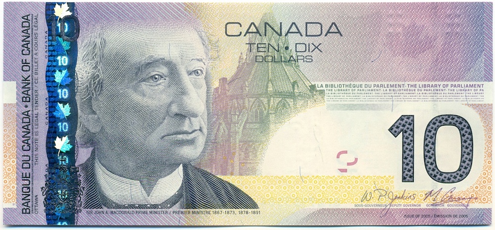10 долларов 2009 года Канада — Фото №1