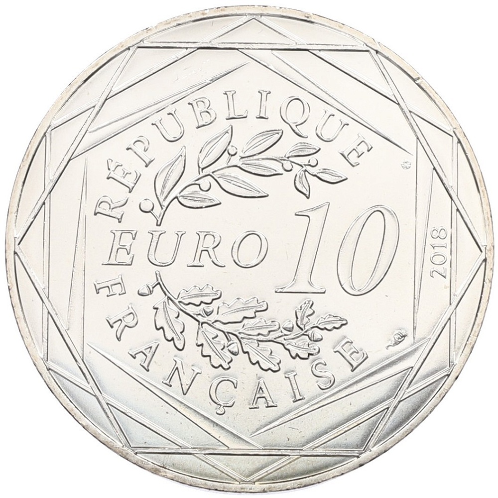 10 евро 2018 года Франция «Микки Маус и Франция — Авиньон» — Фото №2