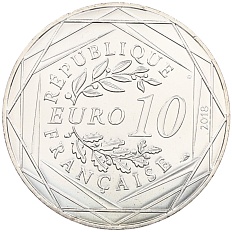 10 евро 2018 года Франция «Микки Маус и Франция — Авиньон» — Фото №2