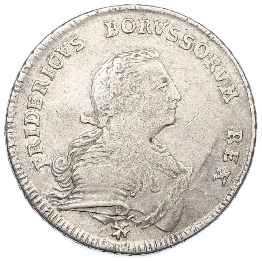 1/2 талера 1750 года Пруссия — Фото №2