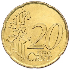 20 евроцентов 2001 года Монако — Фото №2