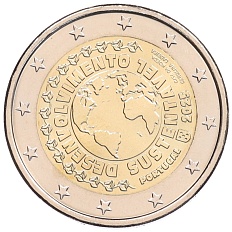 2 евро 2025 года Португалия «Устойчивое развитие» — Фото №1