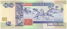 2 доллара 1991 года Белиз — Фото №2