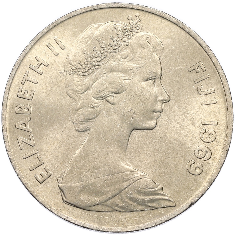 1 доллар 1969 года Фиджи — Фото №2