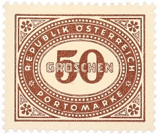 Почтовая марка 50 грошей 1947 года Австрия — Фото №1