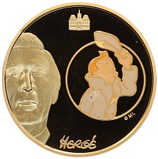 10 евро 2007 года Франция «100 лет со дня рождения Жоржа Реми — Тинтин» — Фото №1