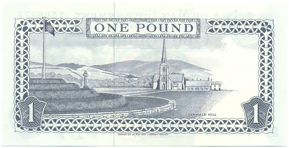 1 фунт 1991 года Остров Мэн — Фото №2