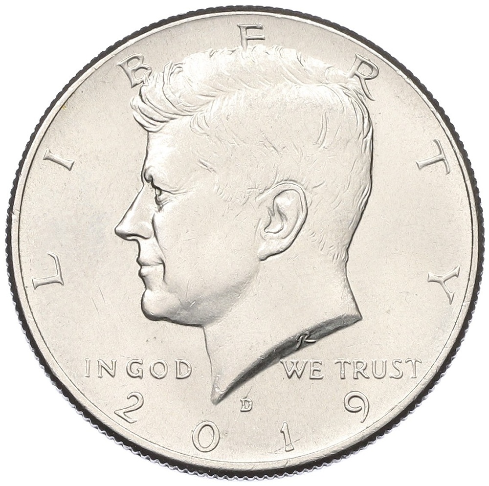 1/2 доллара (50 центов) 2019 года D США — Фото №1