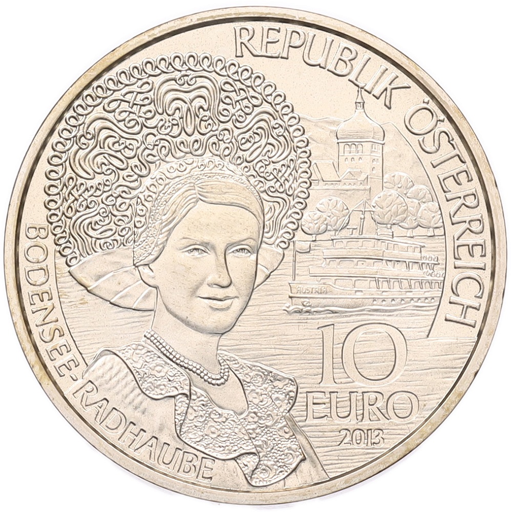 10 евро 2013 года Австрия «Земли Австрии — Форарльберг» — Фото №2