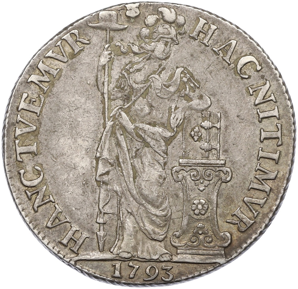 3 гульдена 1793 года Голландская республика — провинция Утрехт — Фото №1