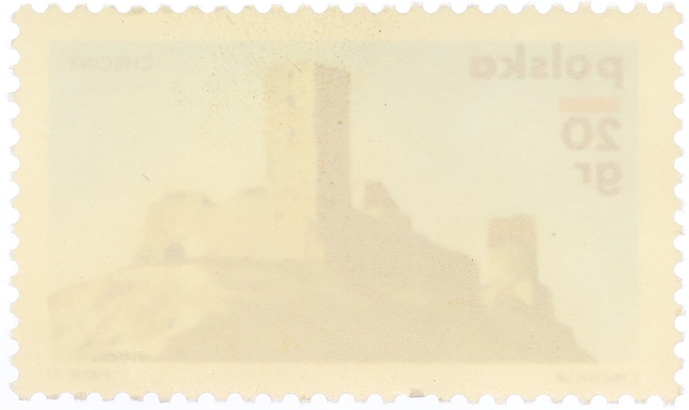 Почтовая марка 20 грошей 1971 года Польша «Польские замки» — Фото №2