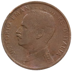 1 чентезимо 1914 года Италия — Фото №2