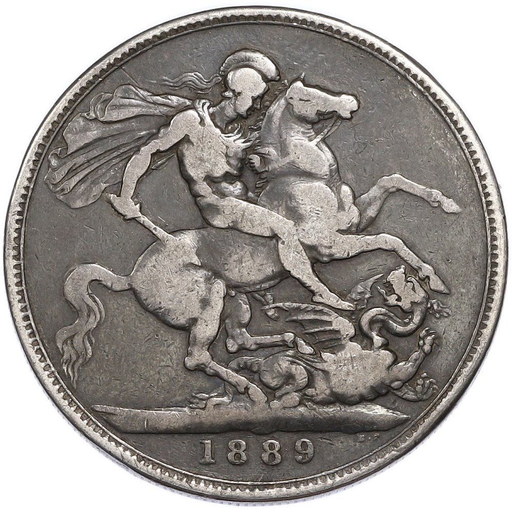 1 крона 1889 года Великобритания — Фото №1