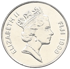 10 центов 1999 года Фиджи — Фото №2