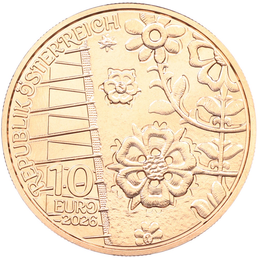 10 евро 2026 года Австрия «Трахт — Лоден» — Фото №2