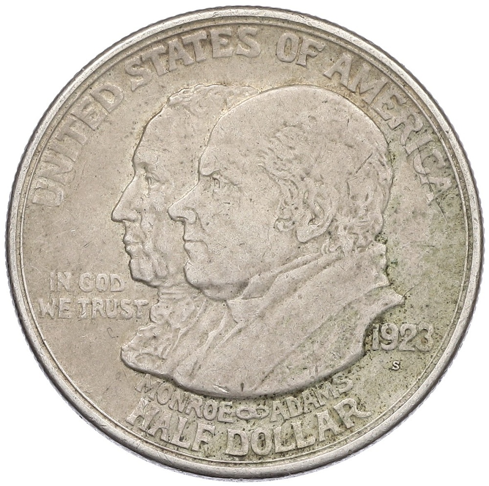 1/2 доллара (50 центов) 1923 года S США «100 лет Доктрине Монро» — Фото №1