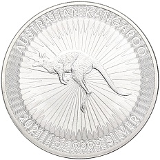 1 доллар 2021 года Австралия «Австралийский кенгуру» — Фото №1