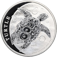 2 доллара 2020 года Ниуэ «Черепаха Бисса» — Фото №1