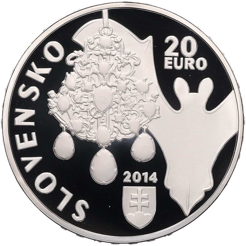 20 евро 2014 года Словакия «Дубницкие шахты» — Фото №2