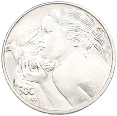 500 лир 1973 года Сан-Марино — Фото №1