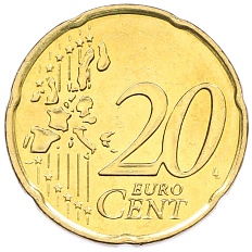 20 евроцентов 2001 года Монако — Фото №2