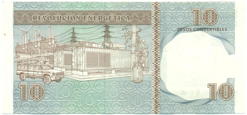 10 конвертируемых песо 2011 года Куба — Фото №2