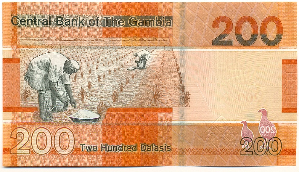 200 даласи 2019 года Гамбия — Фото №2