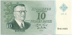 10 марок 1963 года Финляндия — Фото №1