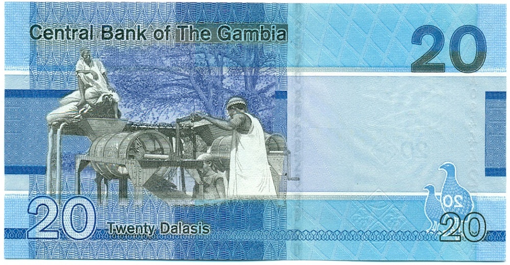 20 даласи 2019 года Гамбия — Фото №2