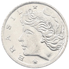 1 сентаво 1975 года Бразилия «ФАО — Сахарный тростник» — Фото №2