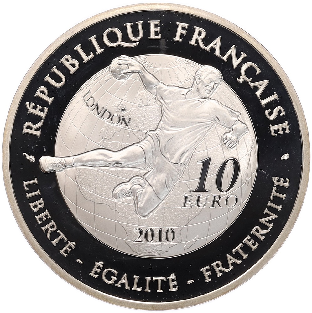 10 евро 2010 года Франция «Гандбол» — Фото №2