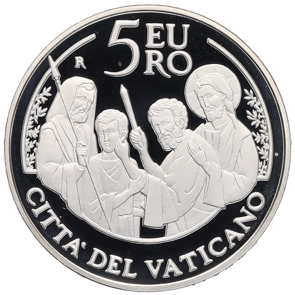5 евро 2017 года Ватикан «Всемирный день молодежи» — Фото №1