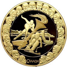 300 долларов 2008 года Канада «XXI зимние Олимпийские Игры 2010 в Ванкувере — Соревнования» — Фото №1